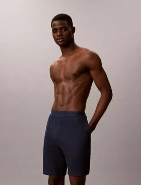Short de nuit en tricot gaufré