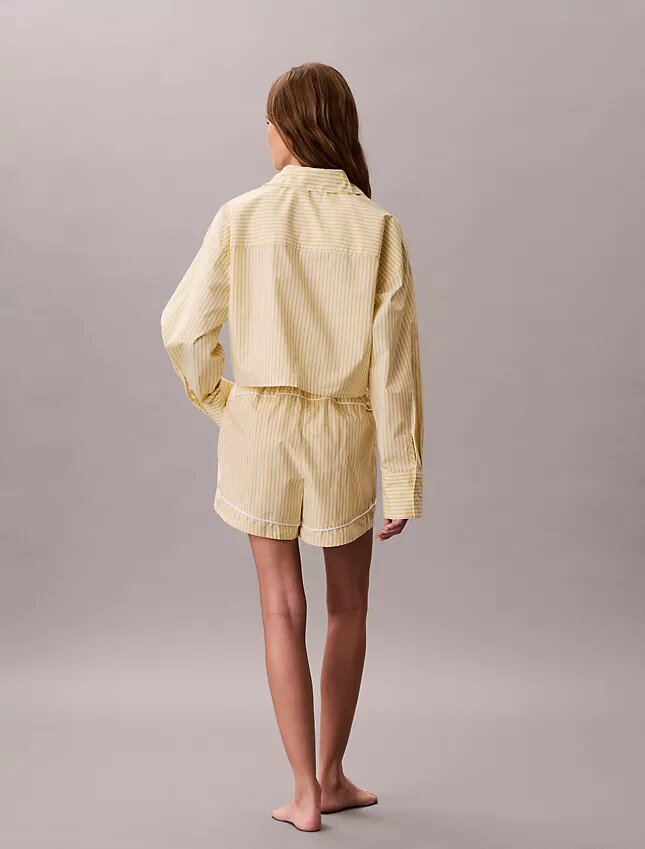 Short de survêtement en popeline de coton Short de survêtement en popeline de coton