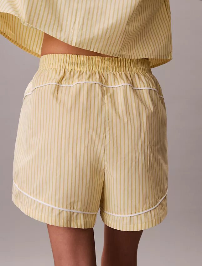 Short de survêtement en popeline de coton Short de survêtement en popeline de coton