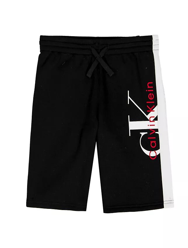 Short de survêtement vertical Monologo pour garçons Short de survêtement vertical Monologo pour garçons
