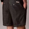 Short droit en chambray à enfiler, 18 cm Short droit en chambray à enfiler, 18 cm