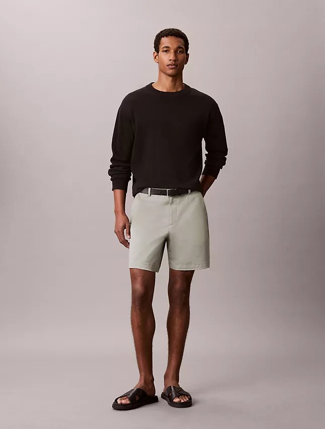 Short droit en Cotton Stretch Short droit en Cotton Stretch