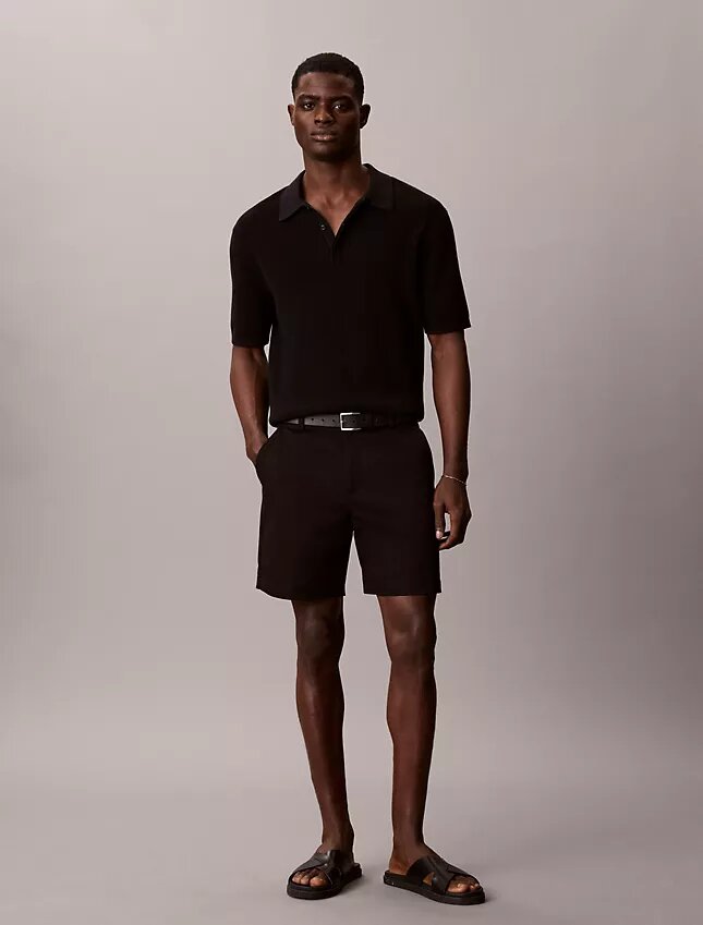 Short droit en Cotton Stretch Short droit en Cotton Stretch