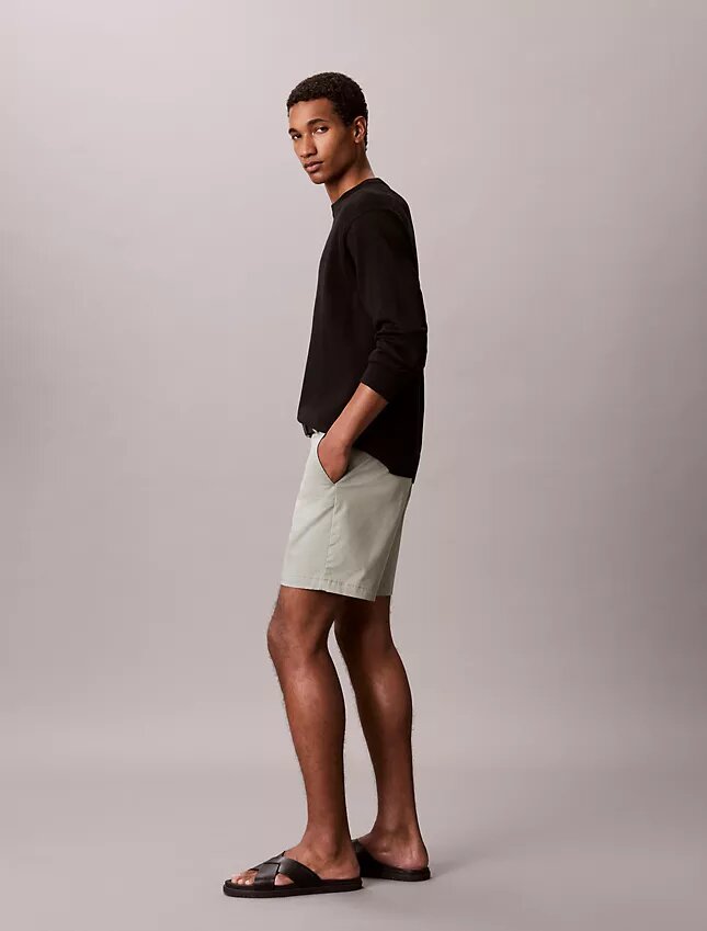 Short droit en Cotton Stretch Short droit en Cotton Stretch