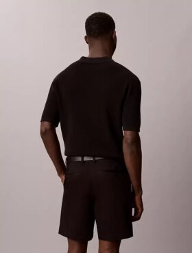 Short droit en Cotton Stretch