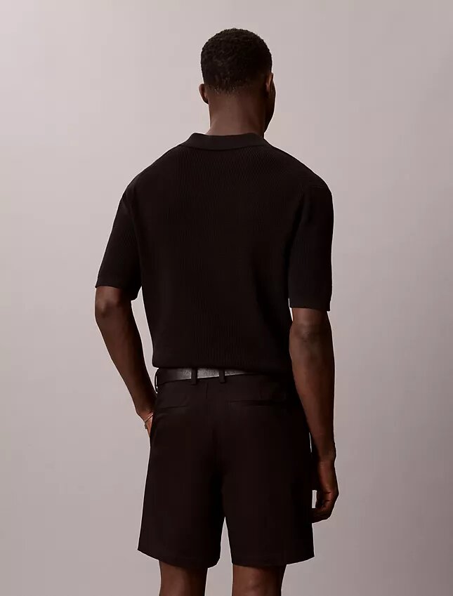 Short droit en Cotton Stretch Short droit en Cotton Stretch