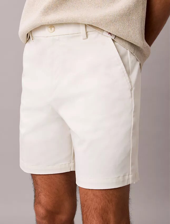 Short droit en Cotton Stretch Short droit en Cotton Stretch