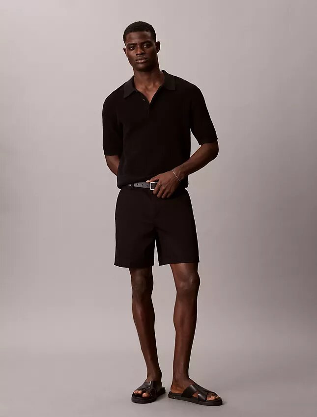 Short droit en Cotton Stretch Short droit en Cotton Stretch