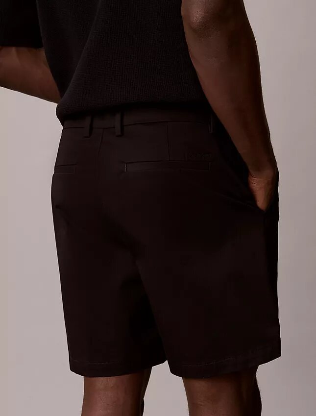 Short droit en Cotton Stretch Short droit en Cotton Stretch