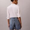 Short en denim coupe trapèze Short en denim coupe trapèze