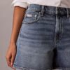 Short en denim coupe trapèze Short en denim coupe trapèze