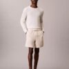 Short en lin et coton à enfiler Short en lin et coton à enfiler