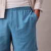 Short en lin et coton à enfiler Short en lin et coton à enfiler