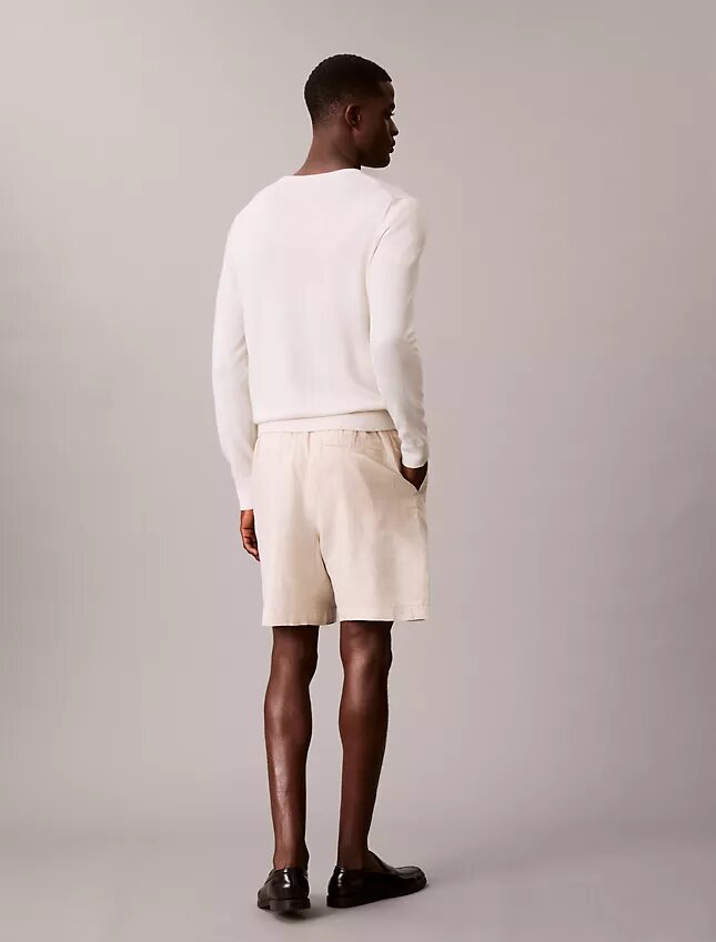 Short en lin et coton à enfiler Short en lin et coton à enfiler