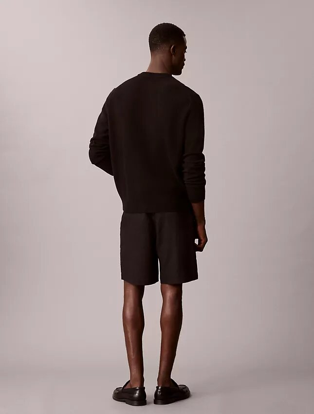 Short en lin et coton à enfiler Short en lin et coton à enfiler