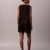 Short en lin et coton à enfiler Short en lin et coton à enfiler