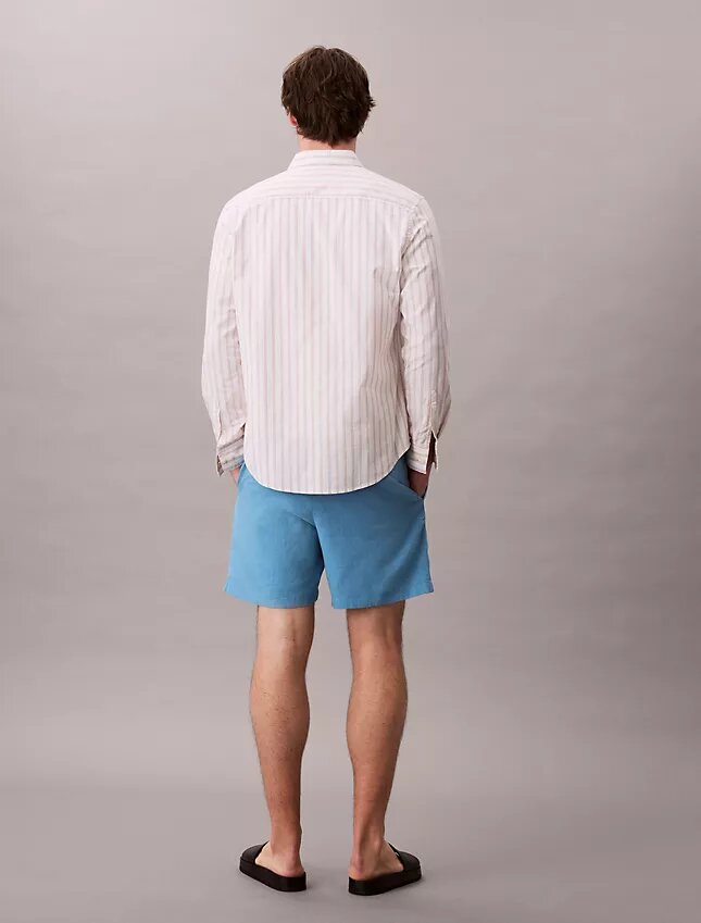 Short en lin et coton à enfiler Short en lin et coton à enfiler