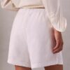 Short en lin et coton à enfiler Short en lin et coton à enfiler