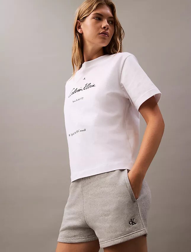 Short en molleton avec logo Archive Short en molleton avec logo Archive