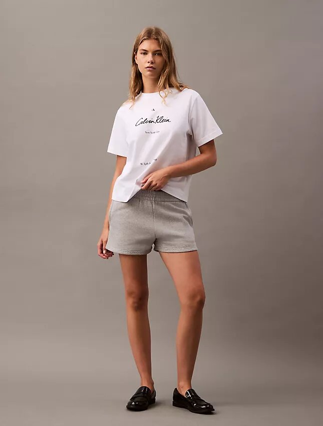 Short en molleton avec logo Archive Short en molleton avec logo Archive