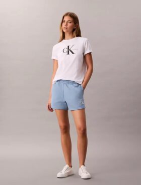 Short en molleton à enfiler avec Monogram