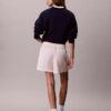 Short en popeline de coton à enfiler Short en popeline de coton à enfiler
