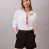 Short en satin de coton Short en satin de coton