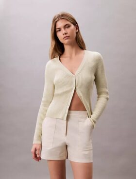 Short en satin de coton