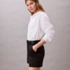 Short en satin de coton Short en satin de coton