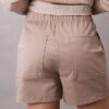 Short en satin de coton Short en satin de coton