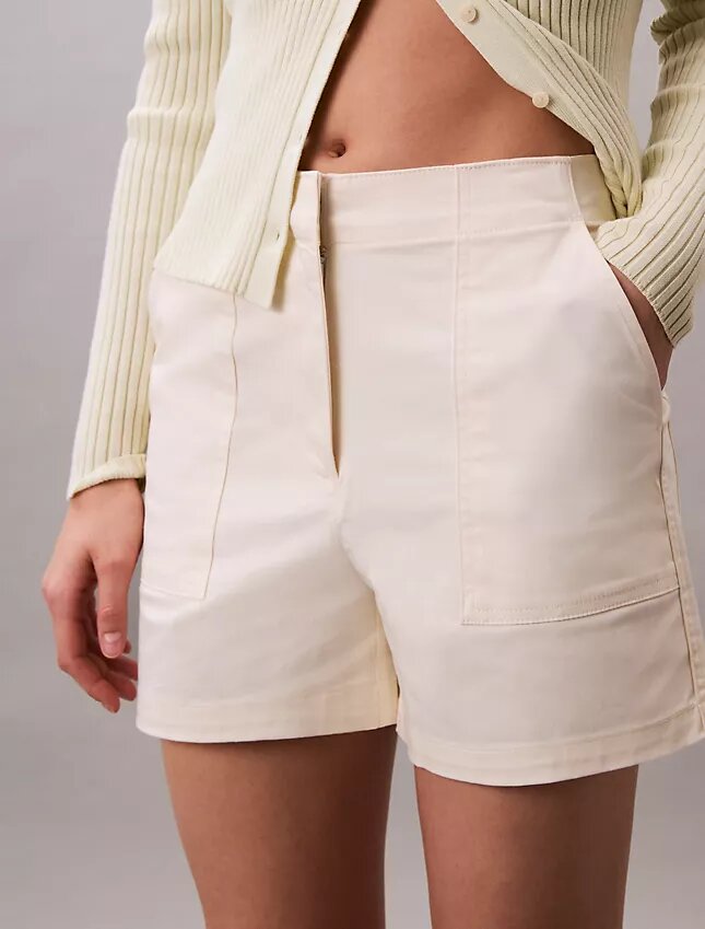 Short en satin de coton Short en satin de coton