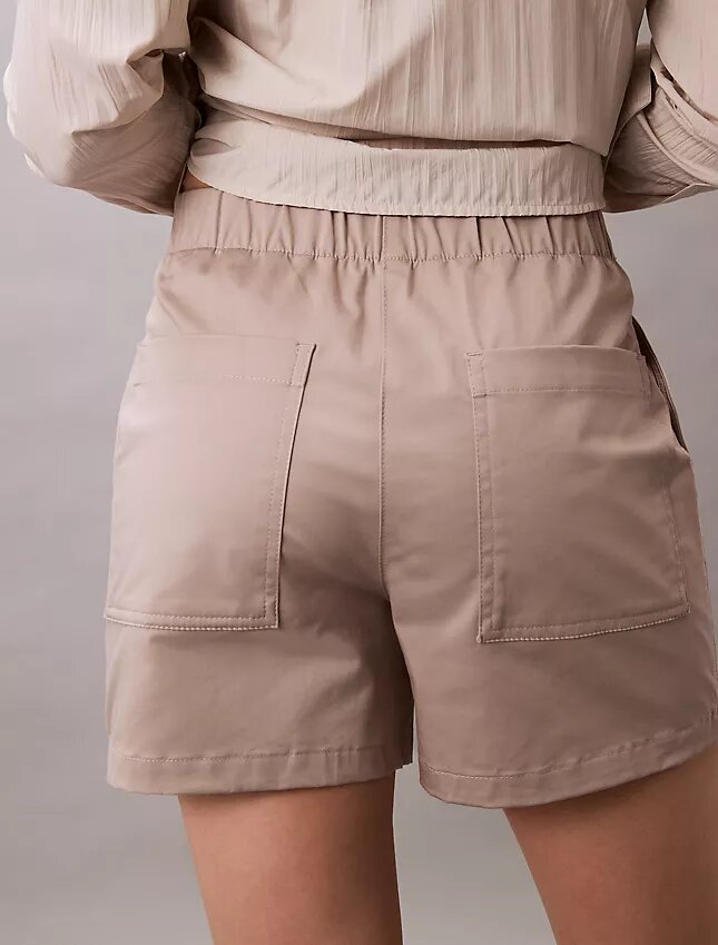 Short en satin de coton Short en satin de coton