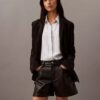 Short en simili cuir style années 90 Short en simili cuir style années 90