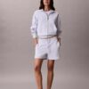 Short en tissu éponge avec bandeau logo Short en tissu éponge avec bandeau logo