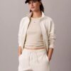 Short en tissu éponge avec bandeau logo Short en tissu éponge avec bandeau logo