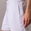 Short en tissu éponge avec bandeau logo Short en tissu éponge avec bandeau logo