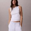 Short en tissu éponge avec bandeau logo Short en tissu éponge avec bandeau logo