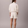 Short en tissu éponge avec bandeau logo Short en tissu éponge avec bandeau logo