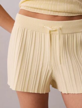 Short à enfiler côtelé