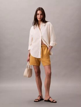 Short à enfiler en double gaze