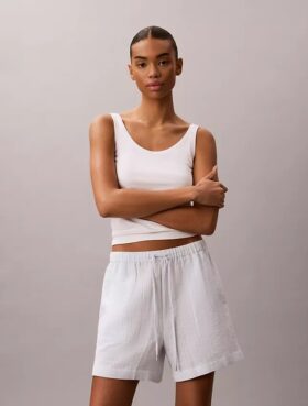 Short à enfiler en double gaze