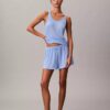 Short léger à enfiler en tricot gaufré