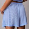 Short léger à enfiler en tricot gaufré