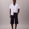 Short long en Denim indigo léger Short long en Denim indigo léger