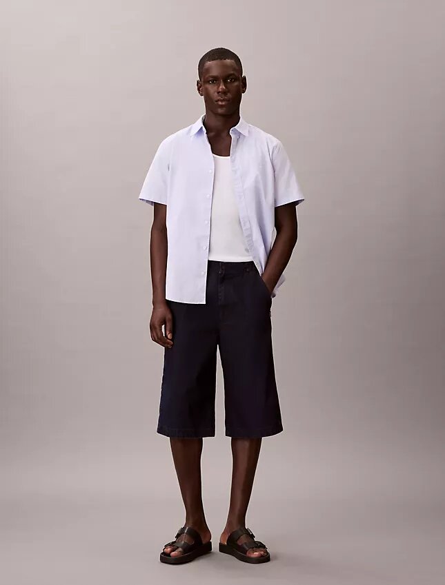Short long en Denim indigo léger Short long en Denim indigo léger