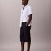 Short long en Denim indigo léger Short long en Denim indigo léger