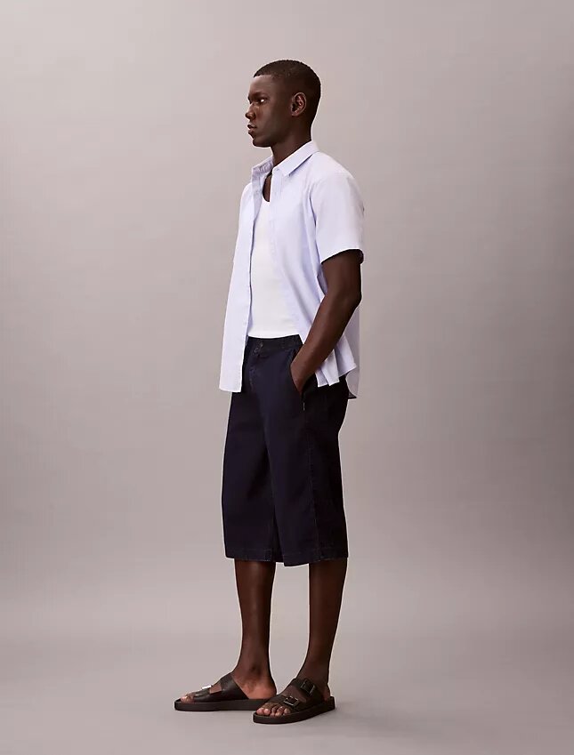 Short long en Denim indigo léger Short long en Denim indigo léger