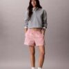 Short rayé en popeline de coton Short rayé en popeline de coton