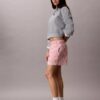 Short rayé en popeline de coton Short rayé en popeline de coton