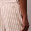 Short à rayures en mélange de lin Short à rayures en mélange de lin